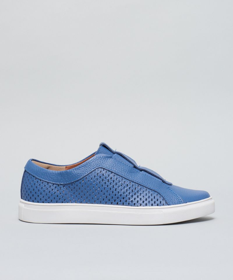 Tenis Elastico Perfuros - Denim 37 - denim