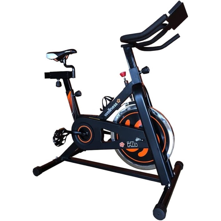 Bike Spinning Hb Painel Res Mecânica Roda 9kg Uso Residencial Wellness - GY047