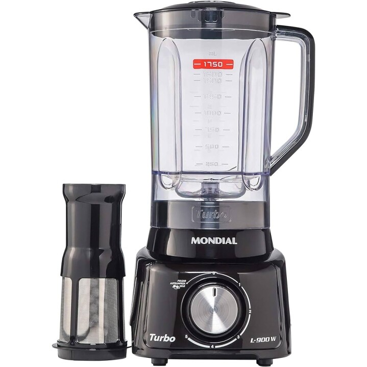 Liquidificador Mondial Turbo L-900 2,7L 5 Velocidades 900W