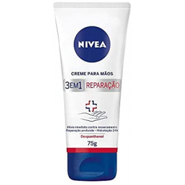 Creme para as Mãos Nivea Reparação 3 em 1 Dexpanthenol 75g