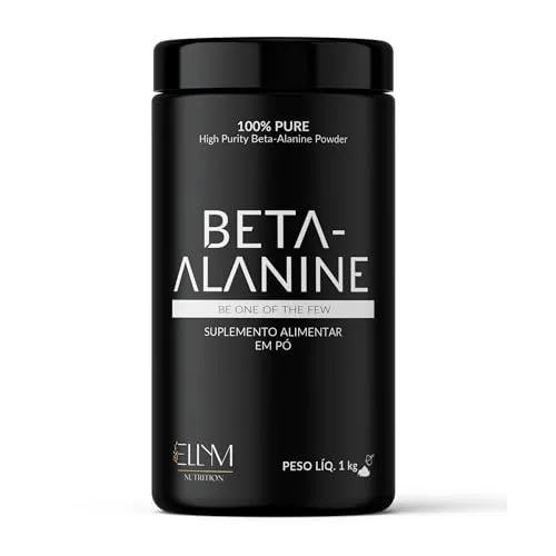 Beta Alanina Pura 1 Kg ELLYM NUTRITION Performance Para Treino e Recuperação Muscular Pós Treino