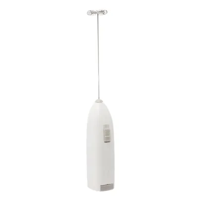 Mini Mixer Elétrico para Bebidas de Inox e Plástico Branco - Lyor