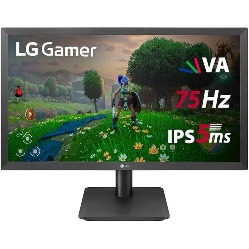 Monitor Gamer LG 21,5" Full HD 75Hz 5ms HDMI FreeSync - 22MP410-B