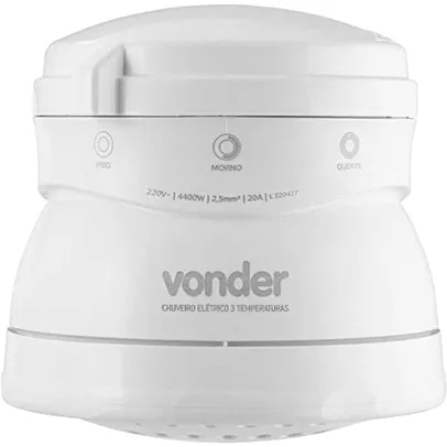 Vonder, Ducha 3 Temperaturas, 4.400 W, 220 V~, Branca.