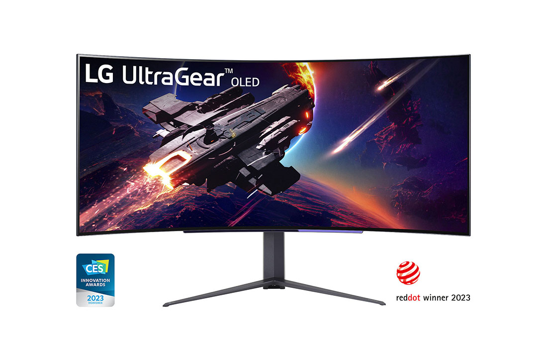 Monitor Gamer LG Ultragear OLED 45'' WQHD 240Hz 0,03ms HDMI DP IPS HDR10 Freesync Premium - 45GR95QE-B