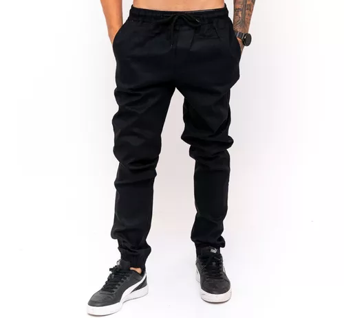 Calça Jogger Masculina Skinny Camufladas Ou Preta C Elastico