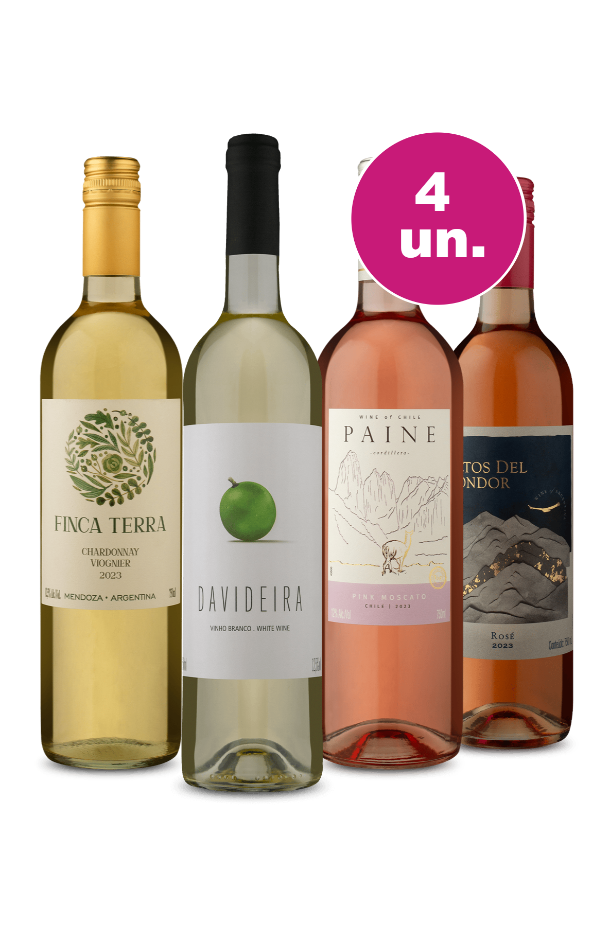 Kit 4 Vinhos - Fresh