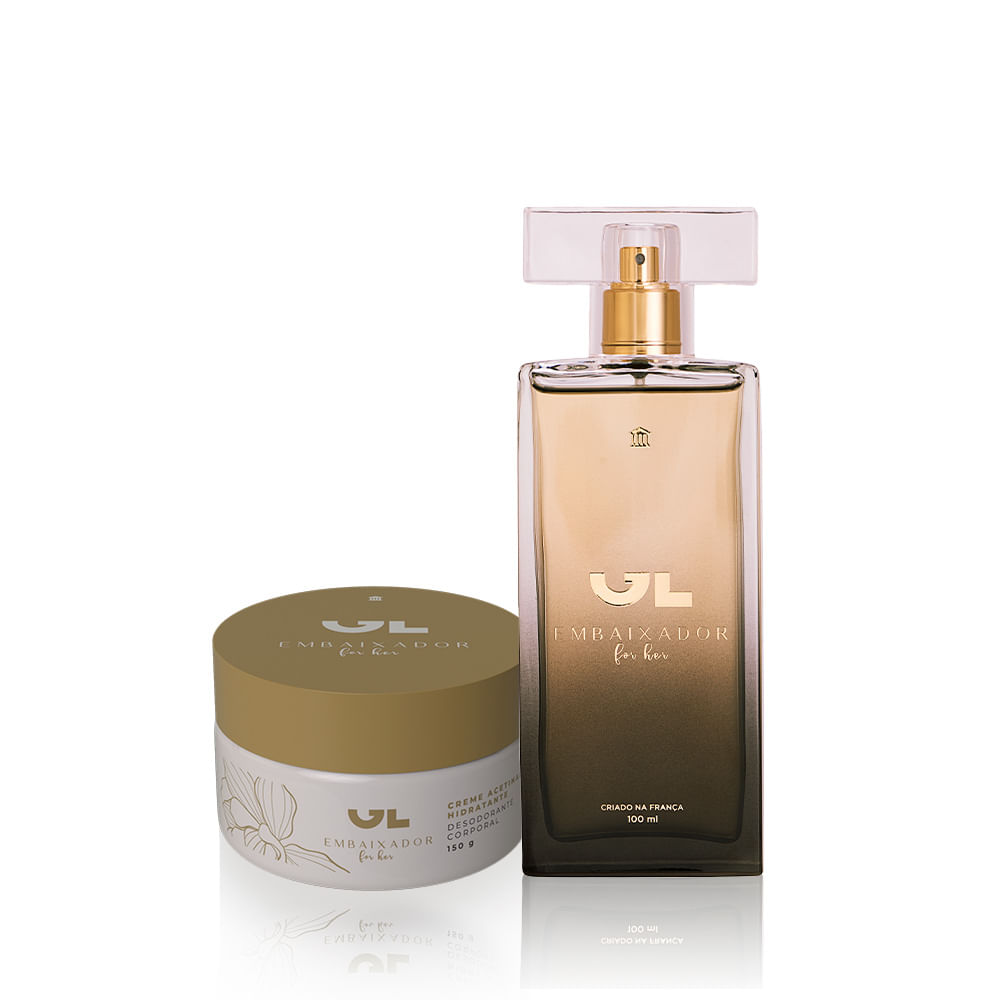 Creme Acetinado + For her 100 ml - Clube GL