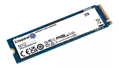 Ssd Nv2 Pcie 4.0 Nvme M.2 3.500mb 2tb Ultra Rápido Kingston Cor Azul