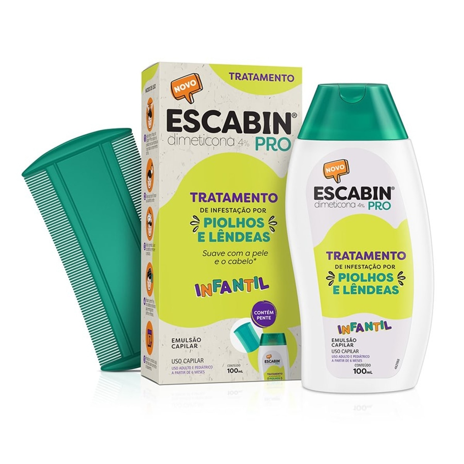 Escabin Pro Emulsao Capilar 4% 100ml