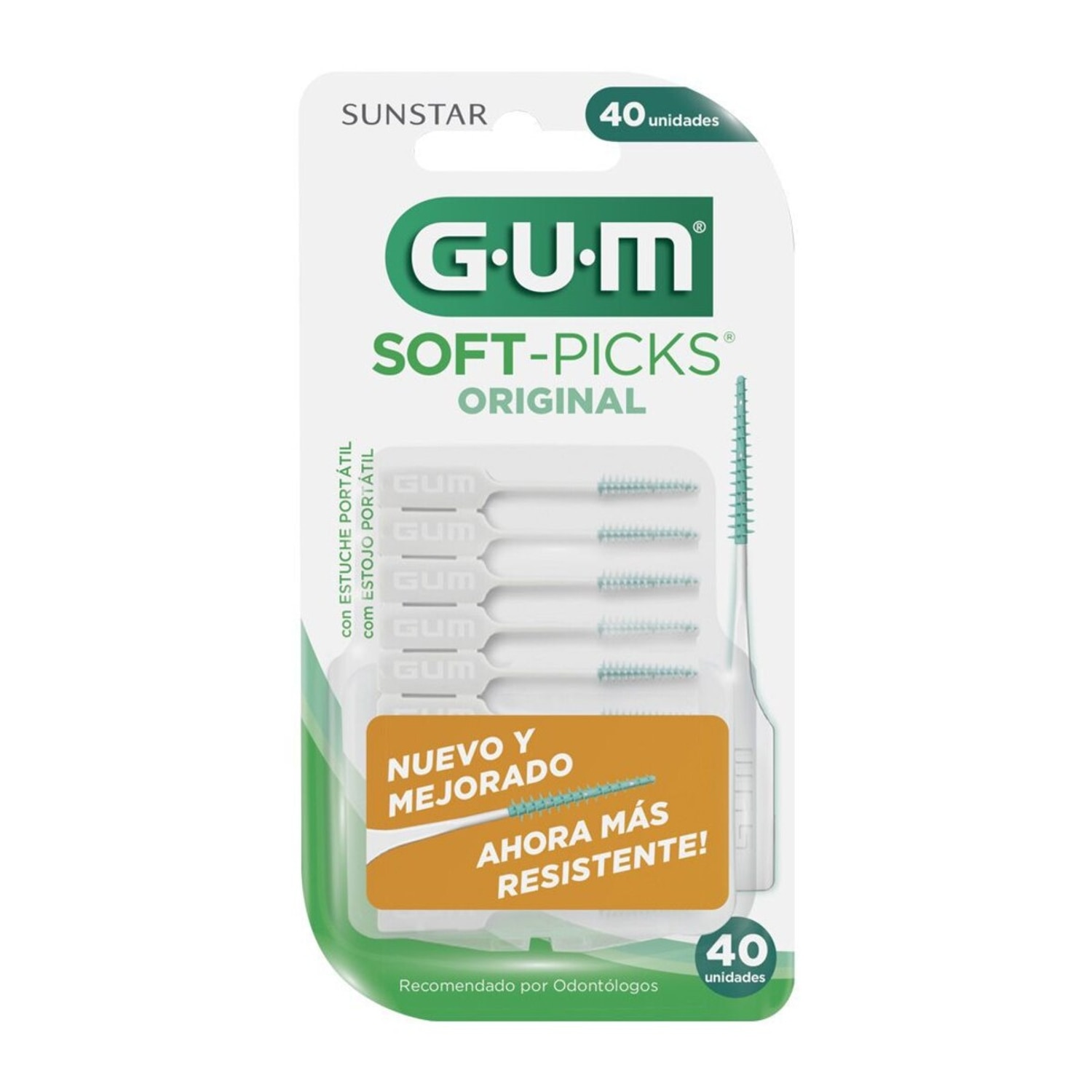 Palito Interdental G.U.M Soft Picks Original 40 Unidades