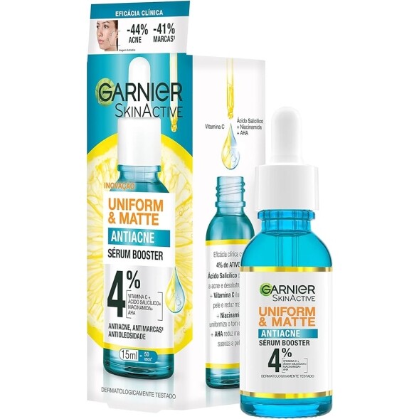 Sérum Antiacne Facial Uniform & Matte Garnier 15ml