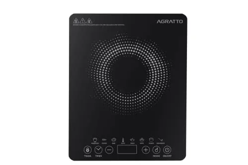 AGRATTO COOKTOP INDUCAO ACKI01I-01 PRETO 1 BOCA 1200W 127V