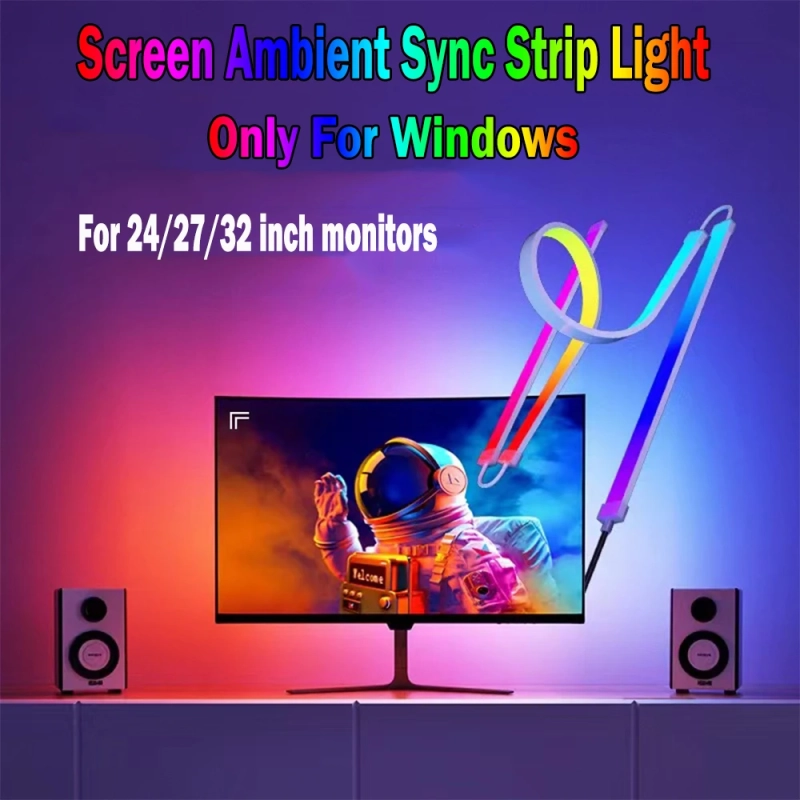 Fita LED ARGB com Ambilight para Monitor