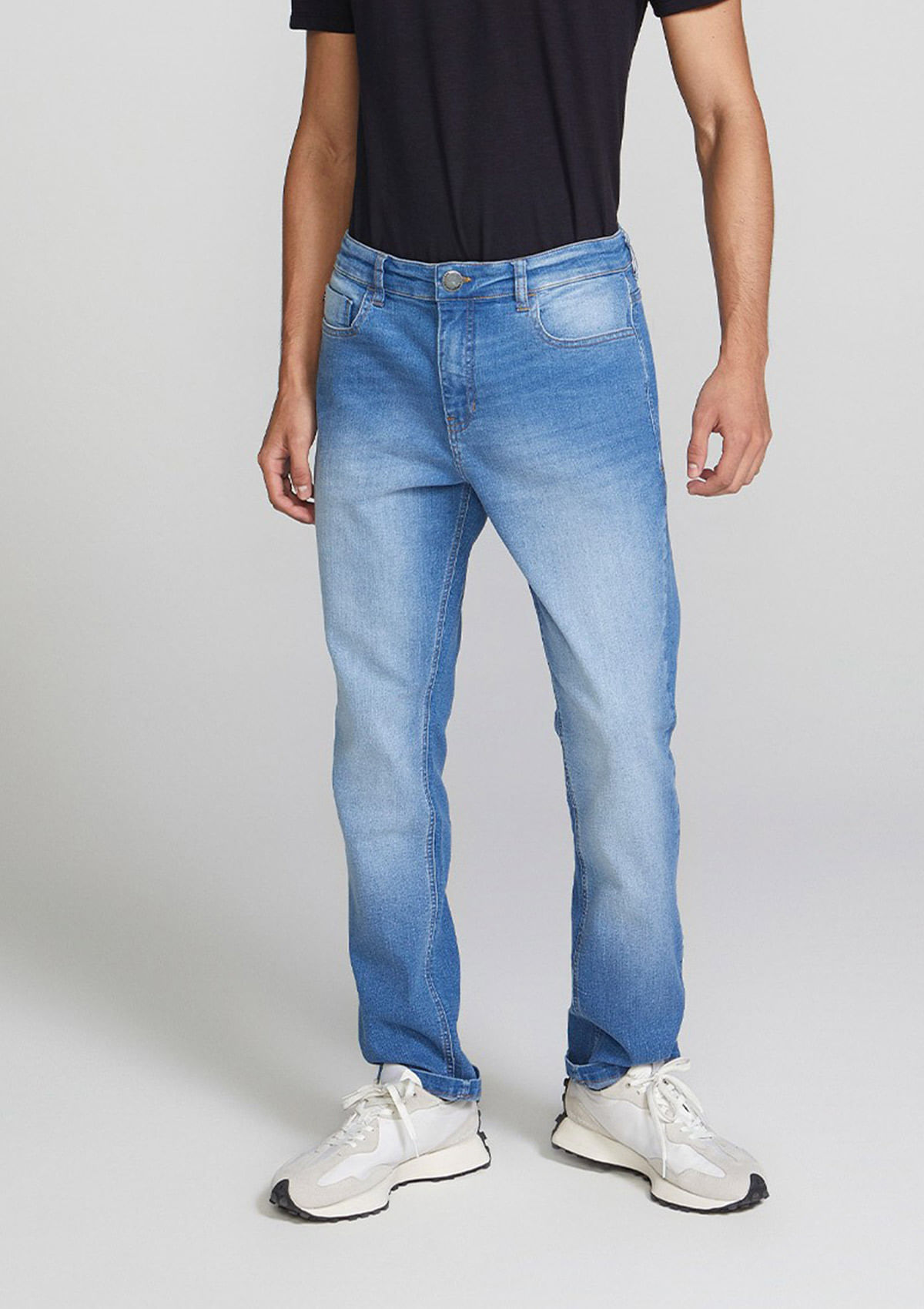 Calça Jeans Masculina Com Elastano Slim - Hering