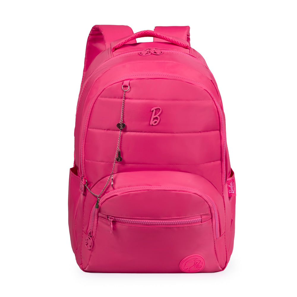 Mochila Escolar Feminina Barbie Rosa