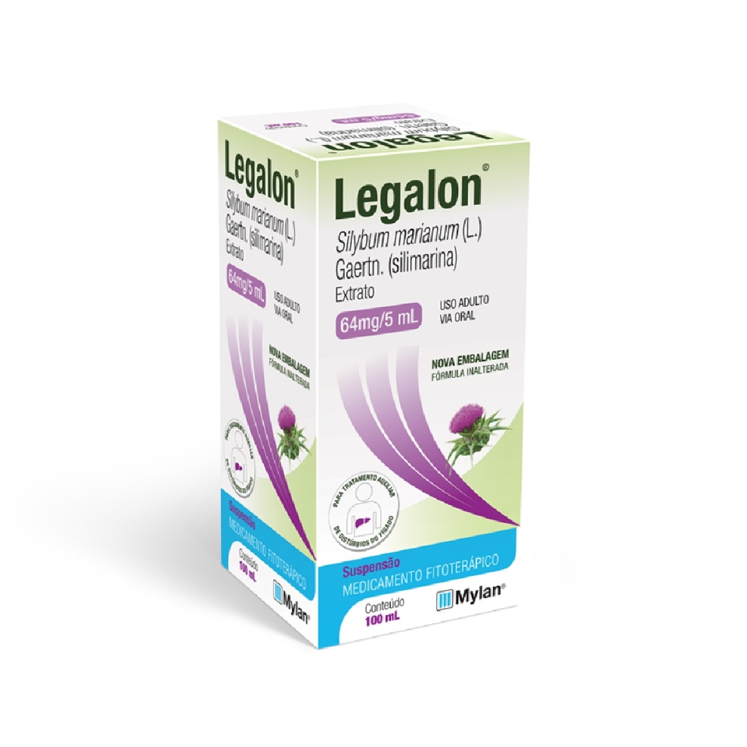 Legalon 64mg/5ml Suspensao Oral 100ml