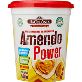 Pasta de Amendoim DaColônia Integral Zero 500g Amendopower