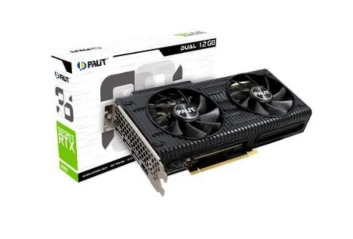 [PRIME] Placa de Video RTX 3060 Palit NVIDIA GeForce, 12GB GDDR6, RGB, DLSS, G-Sync, Ray Tracing - NE63060019K9-190AD