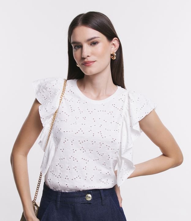 Blusa Sem Manga Em Meia Malha Com Corações Vazados