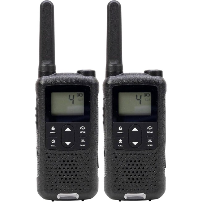 Kit 2 Rádios Haiz Mini Walkie Talkie Com Lanterna PMR446 16 Canais HZ-T22