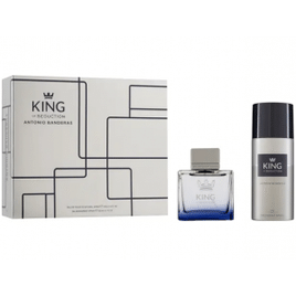 Kit Perfume Antonio Banderas King of Seduction - Masculino EDT 100ml com Desodorante