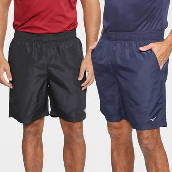 Kit 2 Bermudas Mizuno Energy 7 Masculina - 2 Peças