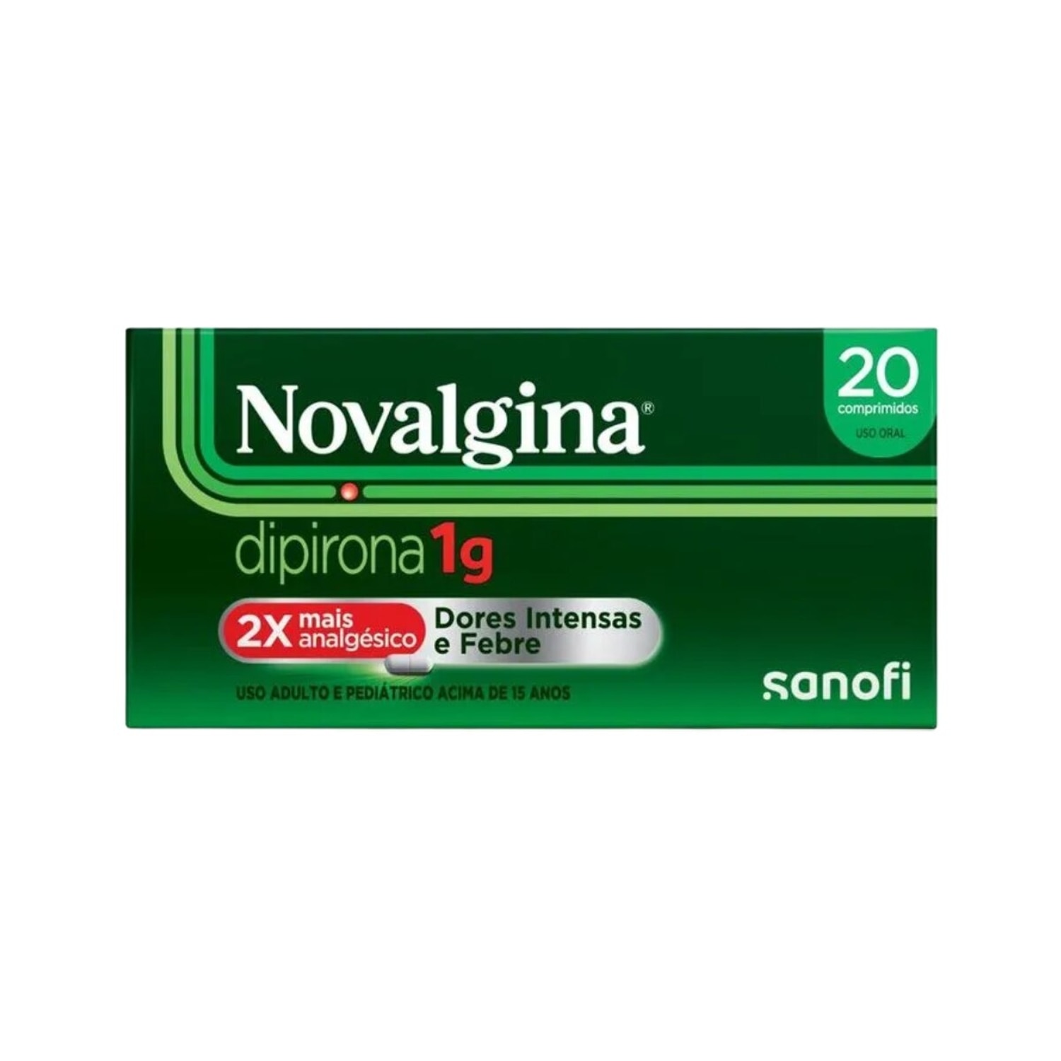 Novalgina 1g 20 Comprimidos