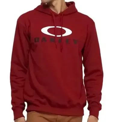 (Tam. G) Moletom Oakley Masc Mod Oakley Dual Hoodie, Masculino, G, Vinho