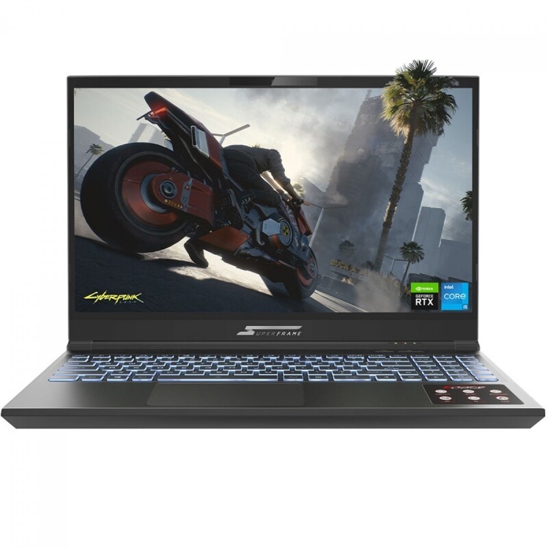 Notebook Gamer SuperFrame Force i5-12450H 16GB SSD 1TB Geforce RTX 4050 Tela 15.6" FHD