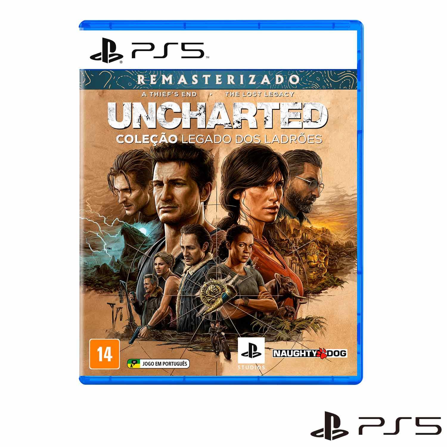 Jogo Uncharted: Coleção Legado dos Ladrões para PS5