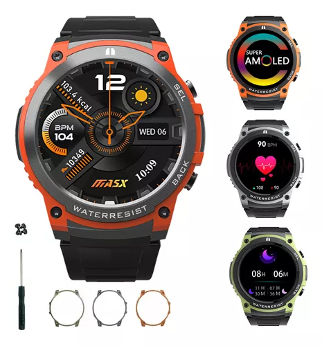 Smartwatch Masx Aurora One Tela Amoled Esportiva