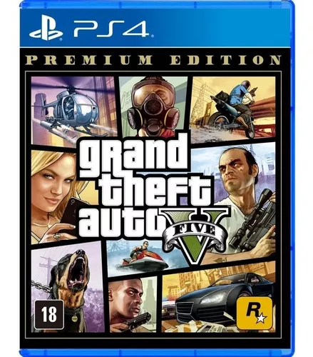 Jogo Grand Theft Auto V - Premium Online Edition - PS4