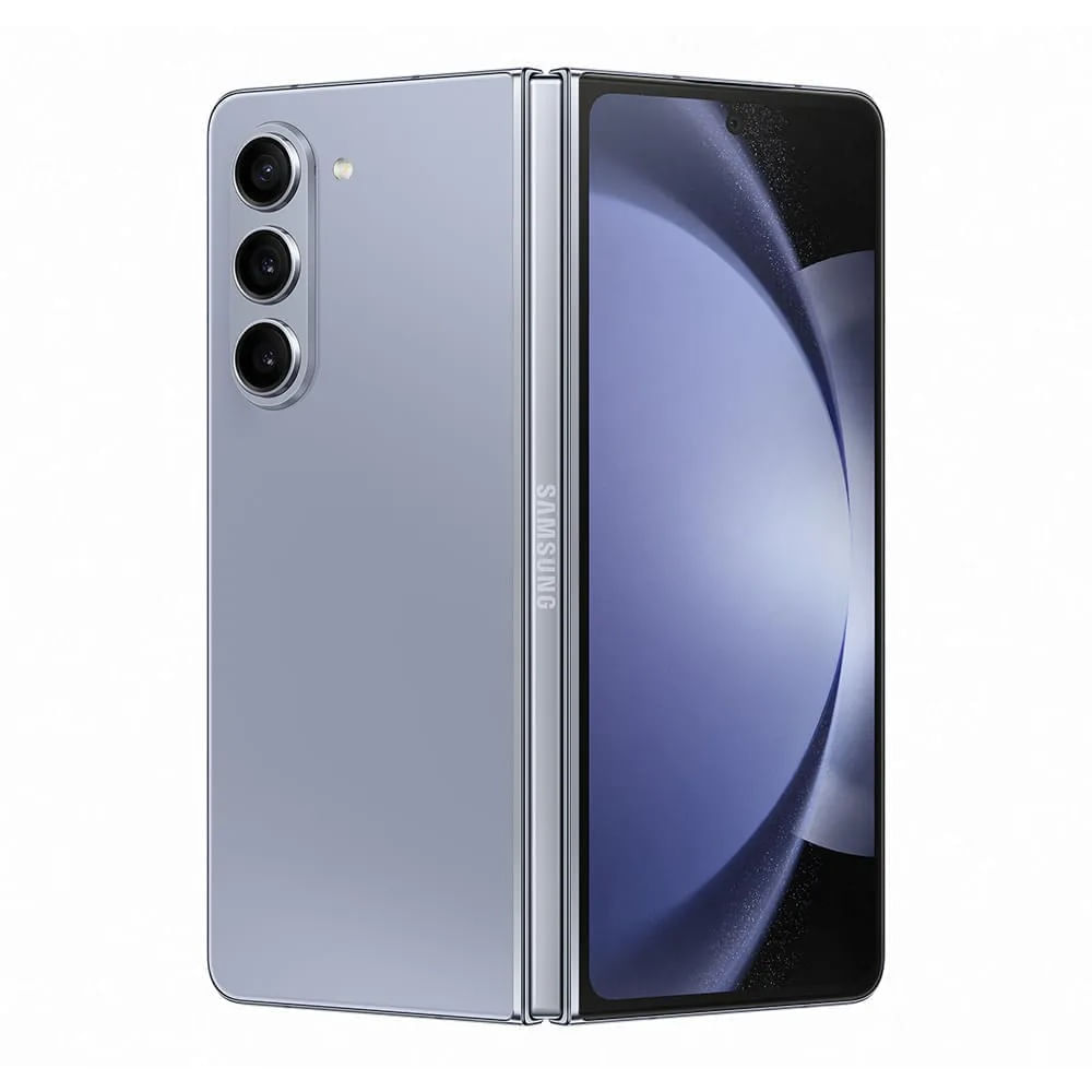 Smartphone Samsung Galaxy Z Fold5 5G 1TB 12GB RAM Câmera Tripla 50MP + 12MP + 10MP Selfie 10MP Tela 7.6&quot; - Azul Claro