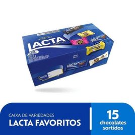 02 Unidades Caixa de Bombons Variedades Chocolate Lacta Favoritos 250g