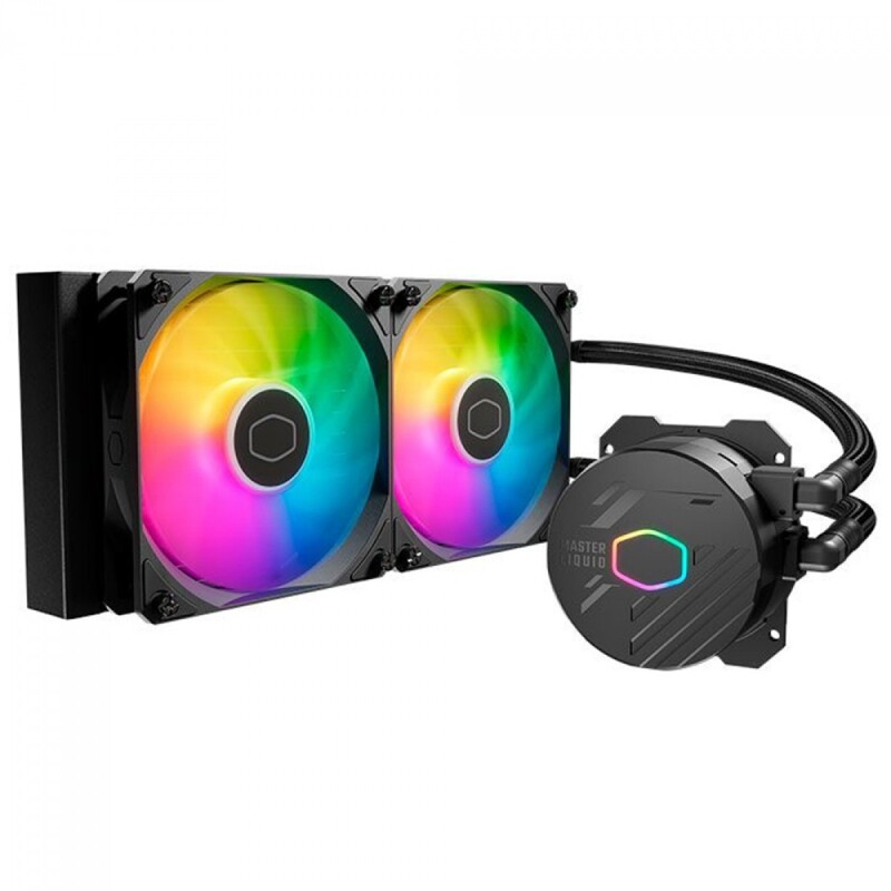 Water Cooler Cooler Master MasterLiquid 240L Core ARGB 240mm Intel-AMD Preto MLW-D24M-A18PZ-R1