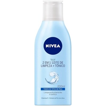 Leite de Limpeza e Tônico Nivea Loção 2 em 1 - 200ml