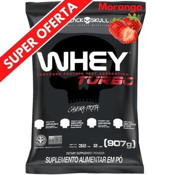 Whey Protein Concentrado TURBO Black Skull 907G - Refil