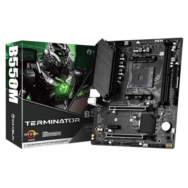 Placa Mãe MAXSUN B550M MS-Terminator Chipset B550 AMD AM4 mATX DDR4