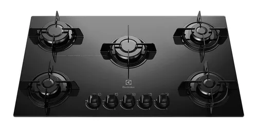 Cooktop à Gás Electrolux 5 Bocas e Mesa em Vidro Temperado Bivolt - KE5GP