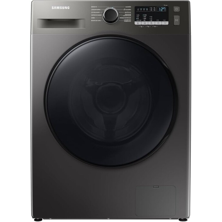 Samsung Lavadora de Roupas Digital Inverter Porta Black WW11T Inox 11kg 220V