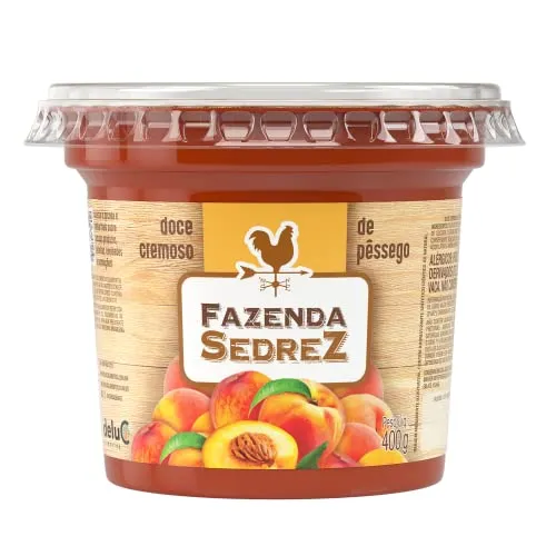 Fazenda Sedrez Doce Cremoso De Pêssego 400G