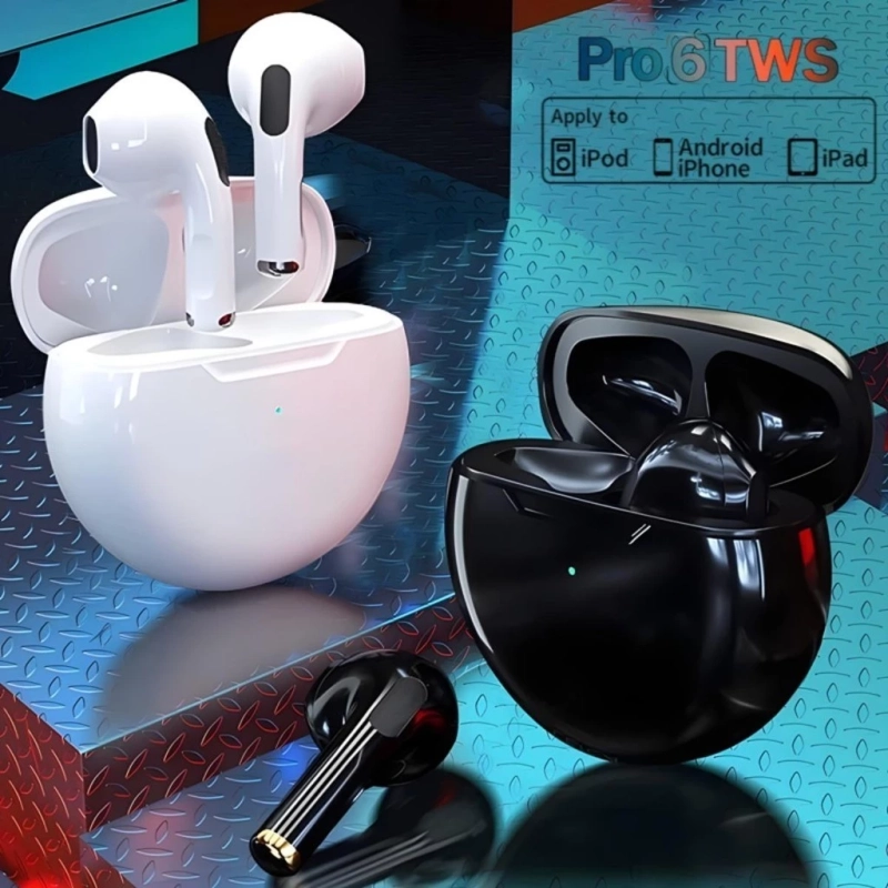 Fones De Ouvido Sem Fio Bluetooth 5.2 Air Pro6 Tws