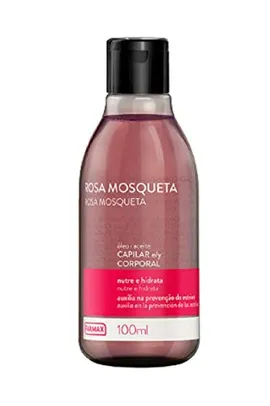 [R$7 +por-] Óleo Capilar e Corporal 100Ml Rosa Mosqueta, Farmax