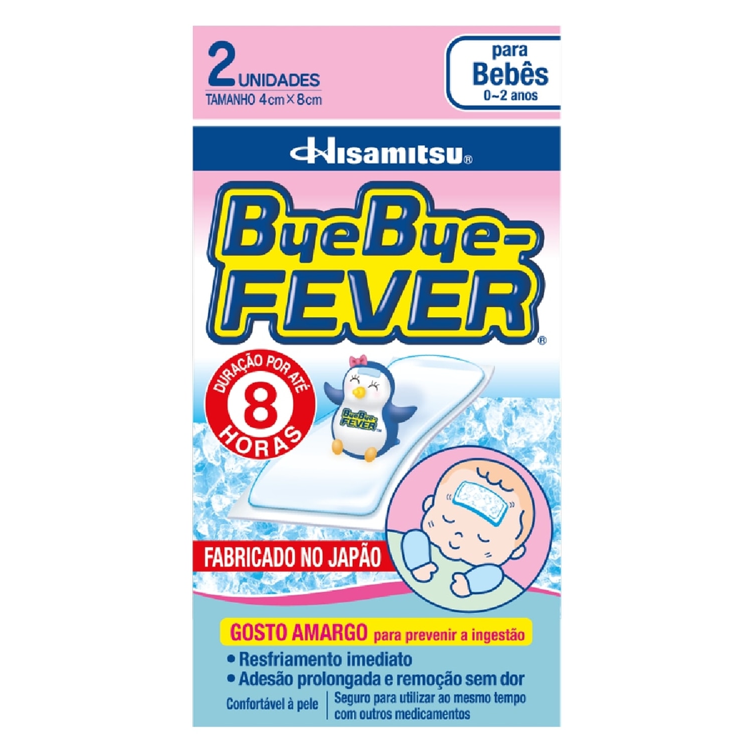 Bye Bye Fever Bebes Adesivo 2 Unidades