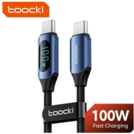 Cabo USB Tipo C 100W Toocki - 1M