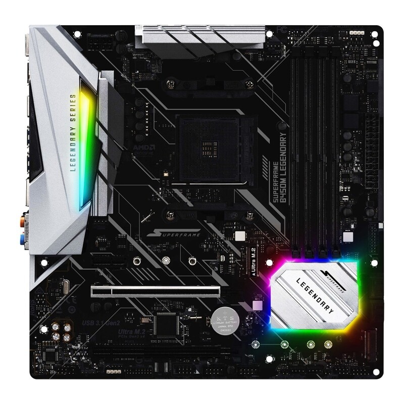 Placa Mãe SuperFrame B450M Legendary Series Chipset B450 AMD AM4 mATX DDR4 SF-B450-LS