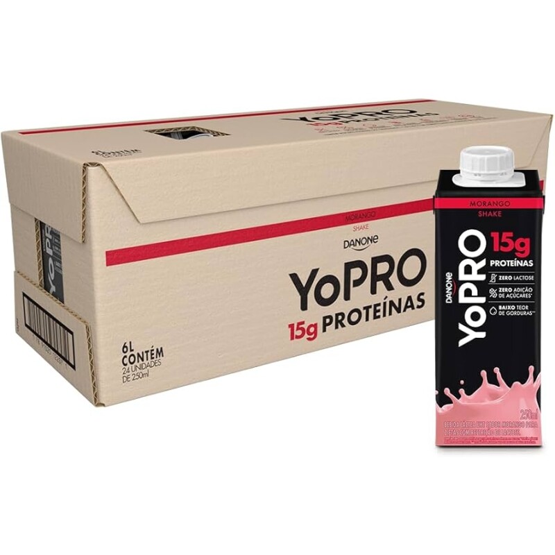 Pack YoPRO Bebida Láctea UHT 15g de Proteínas 250ml - 24 Unidades