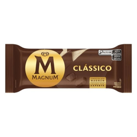 Sorvete Magnum Clássico Cobertura Chocolate Kibon 69g