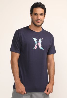 Camiseta Hurley Spaygun Azul-Marinho